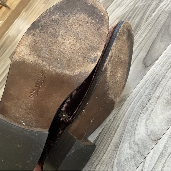 John Varvatos Men Size 11 Velvet Boots EUC Brown Velvet John Varvatos Italy - Picture 5 of 6